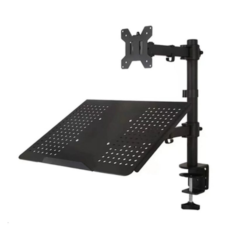 GENERICO - Soporte para Monitor y Notebook con Brazo Fijo