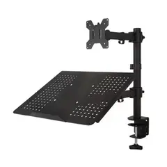 GENERICO - Soporte para Monitor y Notebook con Brazo Fijo