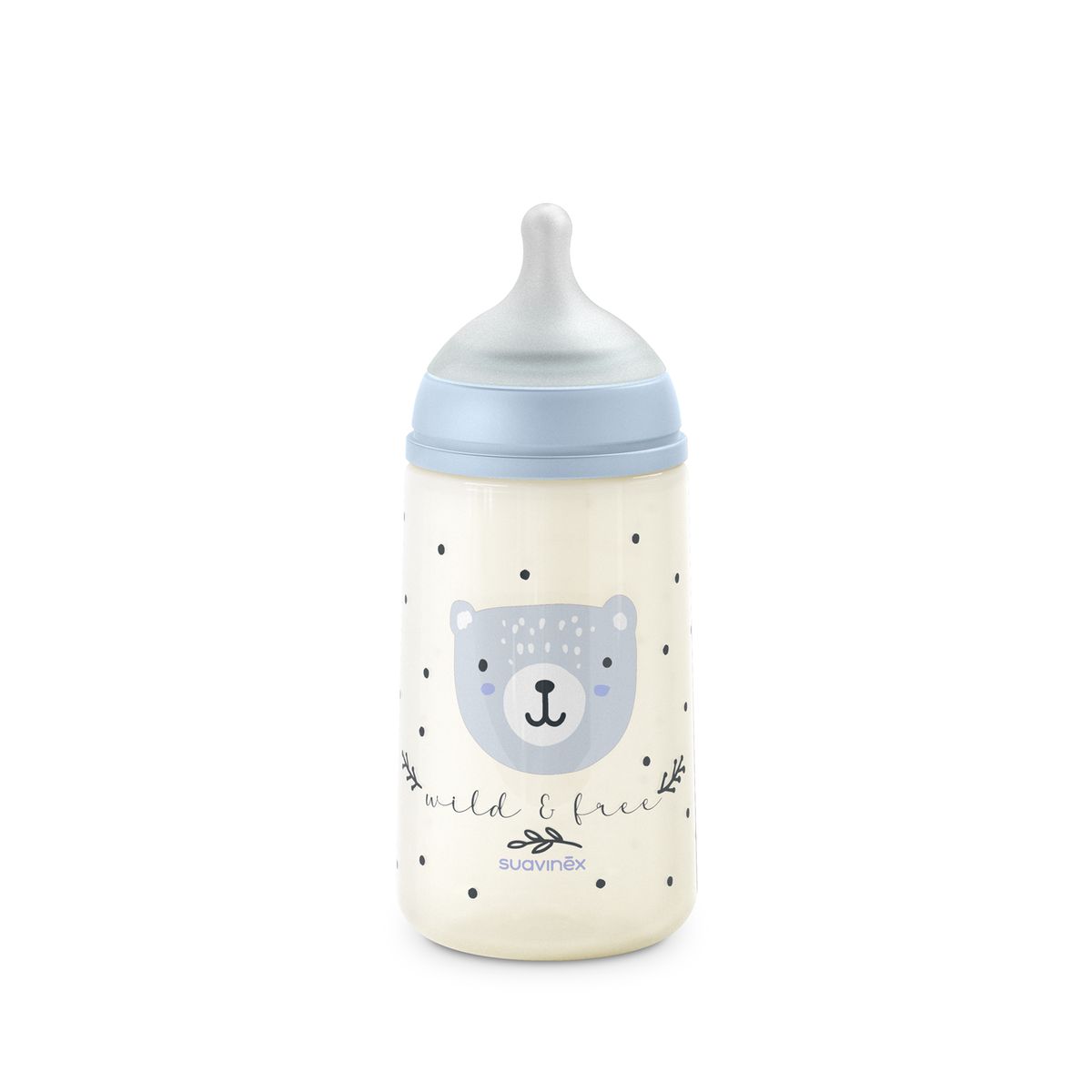 SUAVINEX - Mamadera 270 Ml Fisiologica Silicona Wild