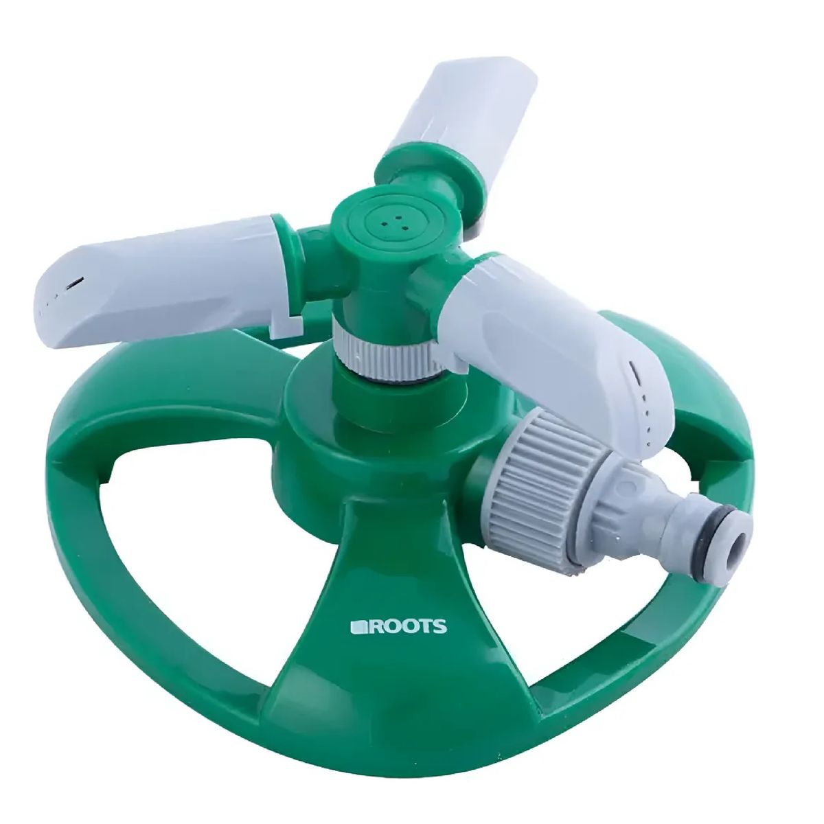 ROOTS - Aspersor Regador Giratorio Base 3 Brazos Plástico Roots