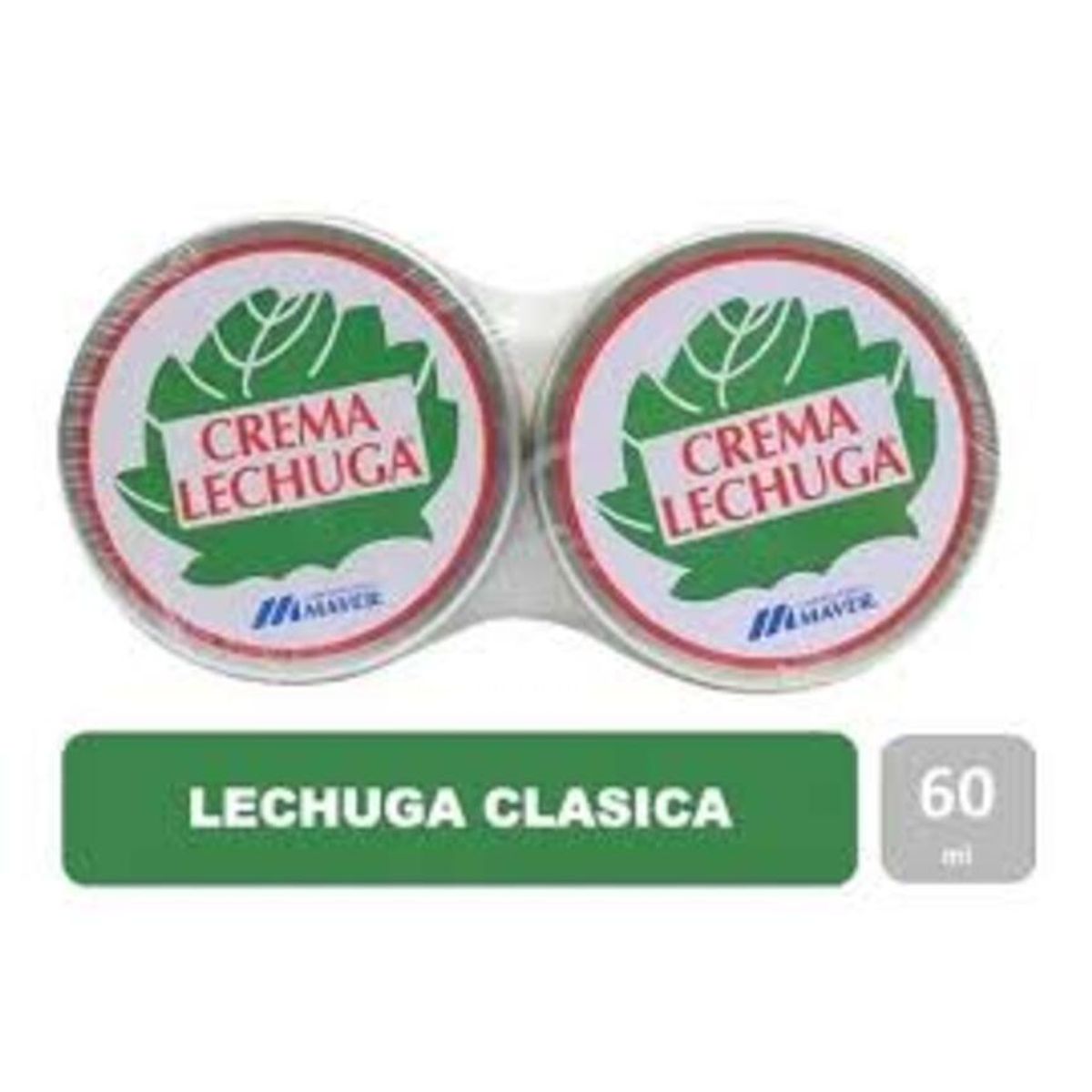 LECHUGA - Lechuga Crema lata 60 ml. Pack x2