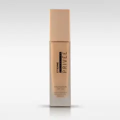 ETIENNE - Privee Foundation SPF 50 Medium 02 con Acido Hialuronico y Vitamina E