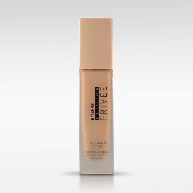 Privee Foundation SPF50 Toast 03 Acido Hialuronico y Vitam E Sin color