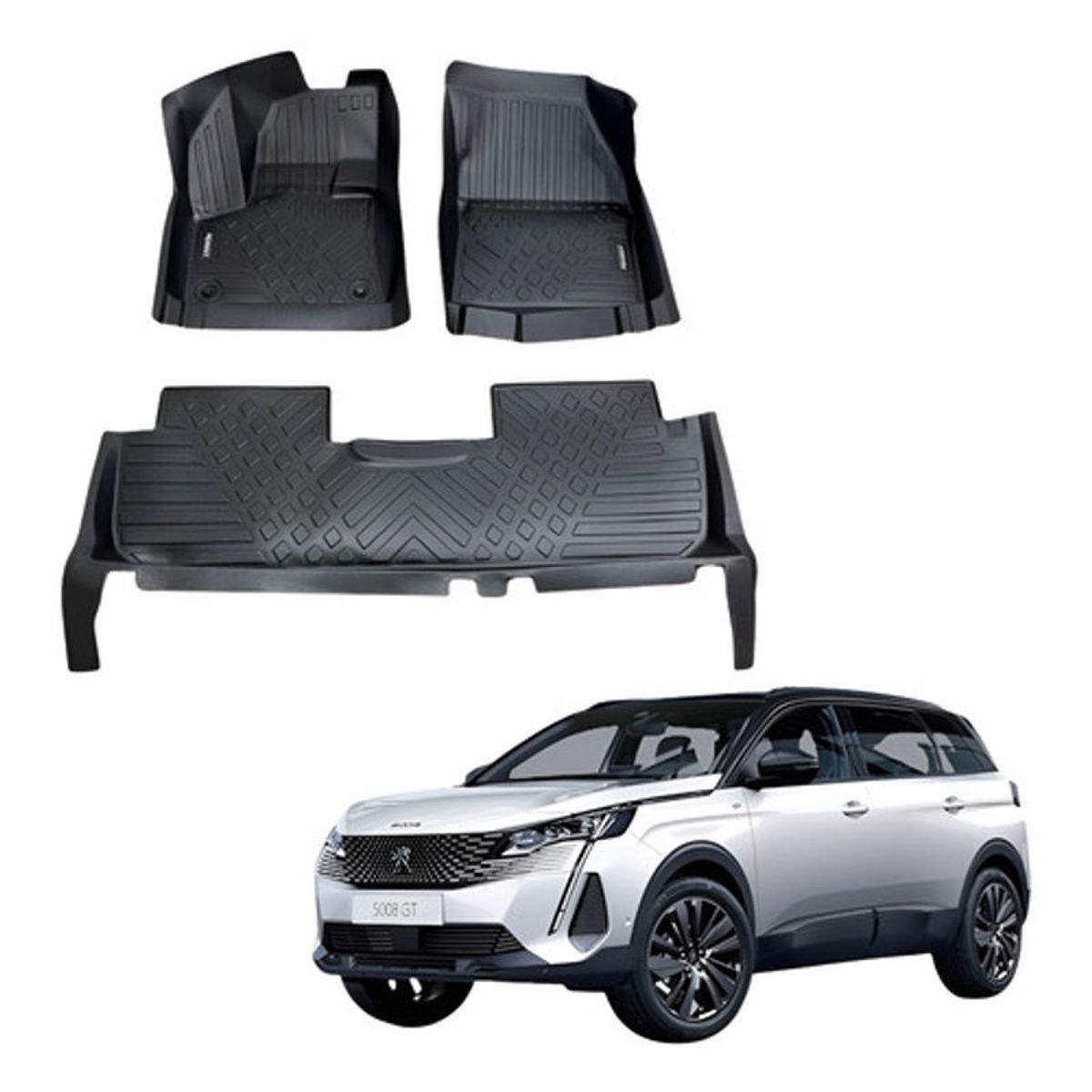 OEM - Kit Pisos Rígidos Calce Perfecto Peugeot 5008 2018-2026