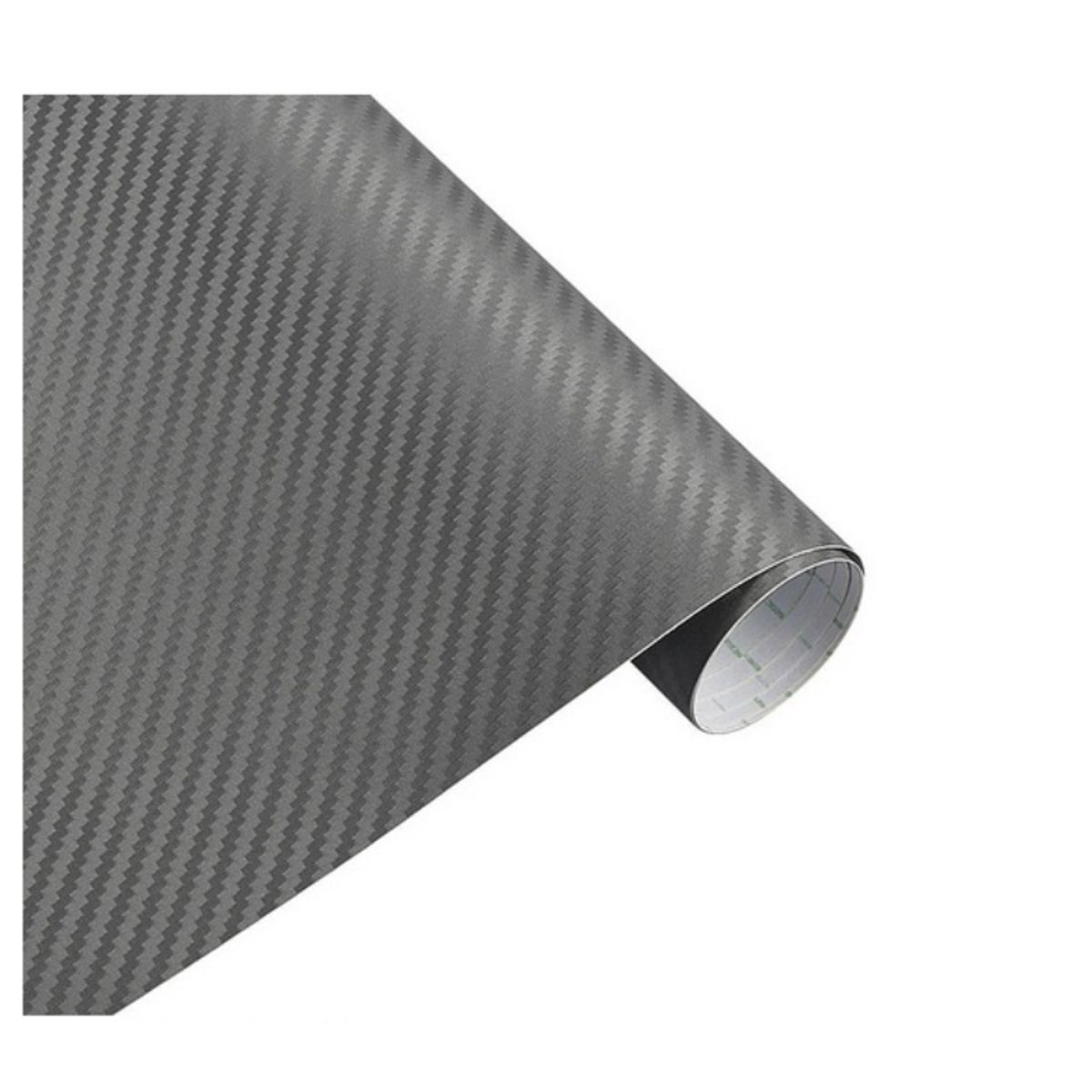 GENERICO - Vinilo Lamina Fibra Carbono auto Adhesivo 15 x127cm Gris