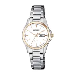 CITIZEN - RELOJ EQ0596-87A QUARTZ PLATEADO MUJER