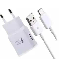 GENERICO - Cargador Adaptador Carga Rápida Con Cable Tipo C Usb
