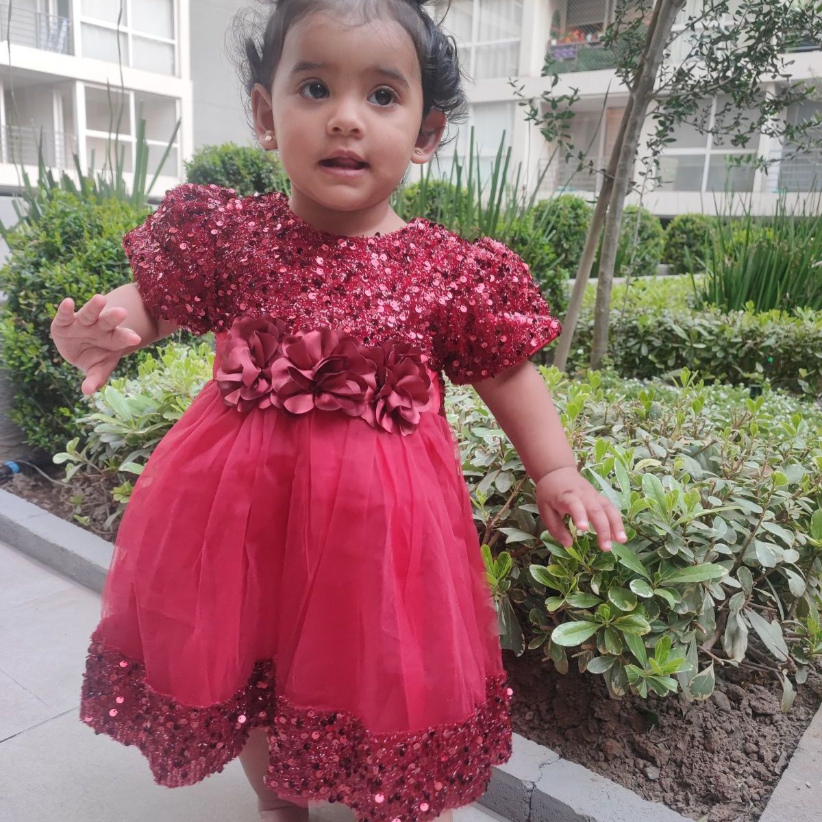 DANK - Vestido de niña Brillo de Inocencia