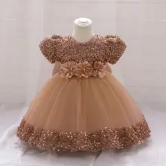 DANK - Vestido de niña Brillo de Inocencia