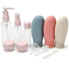 GENERICO - Organizador Viaje Botellas Spray Silicona Cuidado Personal