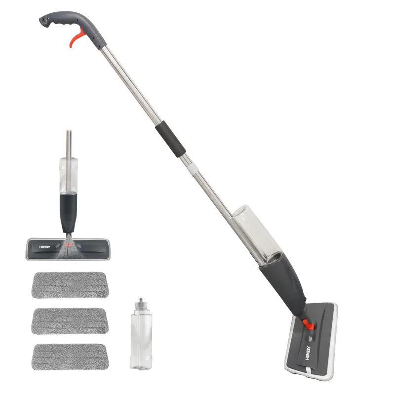 HOMELY - Mopa Plana 360° Spray Pulverizador Homely Mopa de Microfibra Lavable
