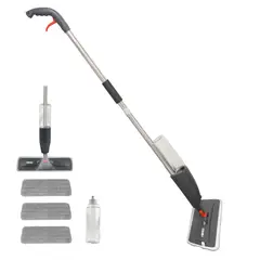 HOMELY - Mopa Plana 360° Spray Pulverizador Mopa de Microfibra Lavable