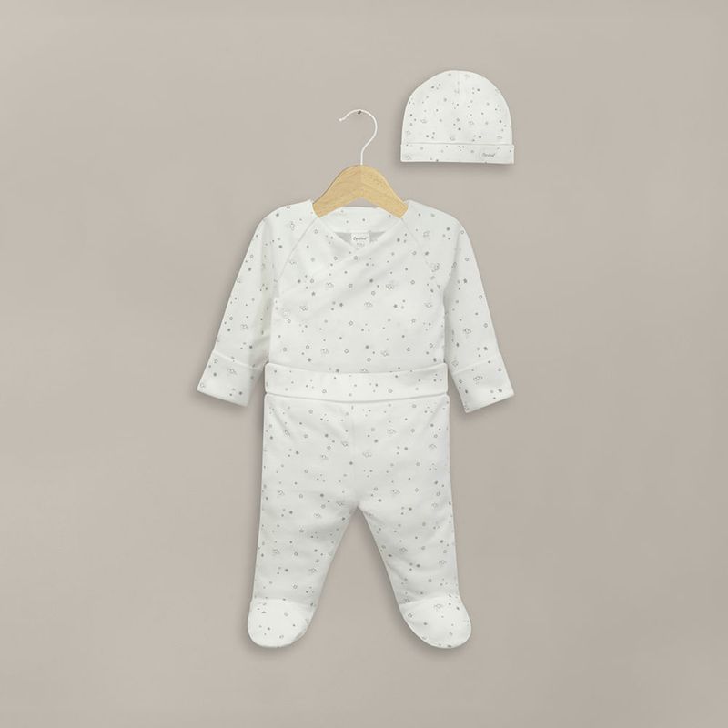 OPALINE - Conjunto Blanco de Bebé 40663