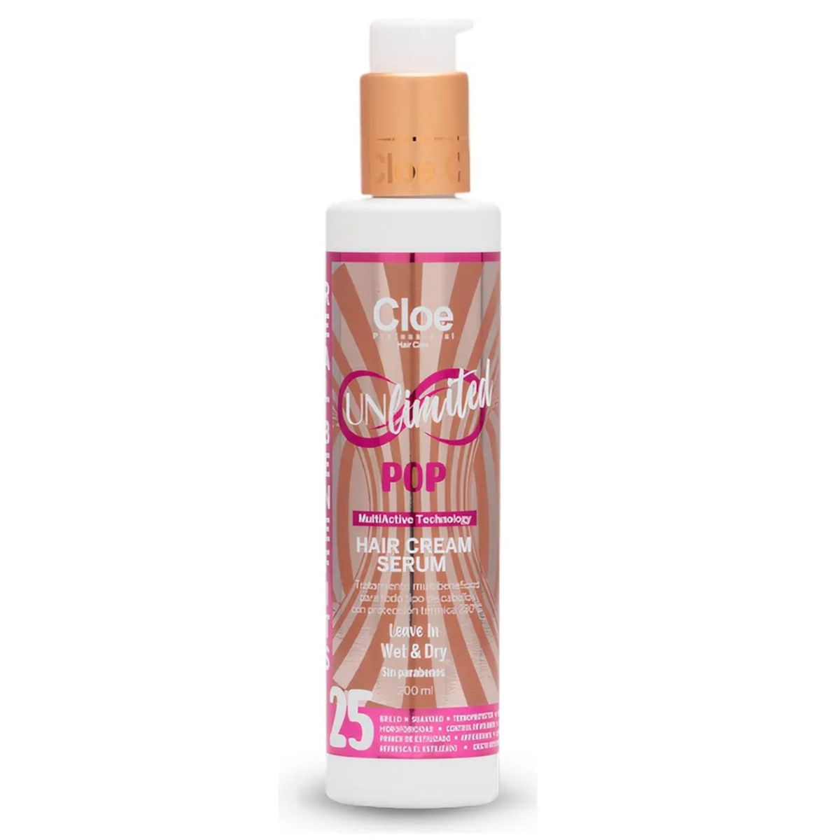 CLOE - Serum Cloe 25 Beneficios Unlimited Pop 200ml Aroma Mango Hidrata Nutre Suaviza Protege