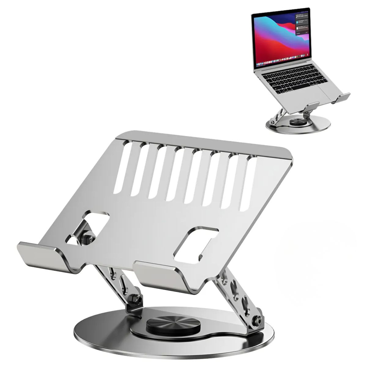 GENERICO - Soporte Notebook Laptop Tablet iPad 360° Disipa Calor