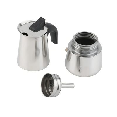 Imagen 2 del producto Cafetera Italiana Acero Inoxidable Capacidad 4 Tazas