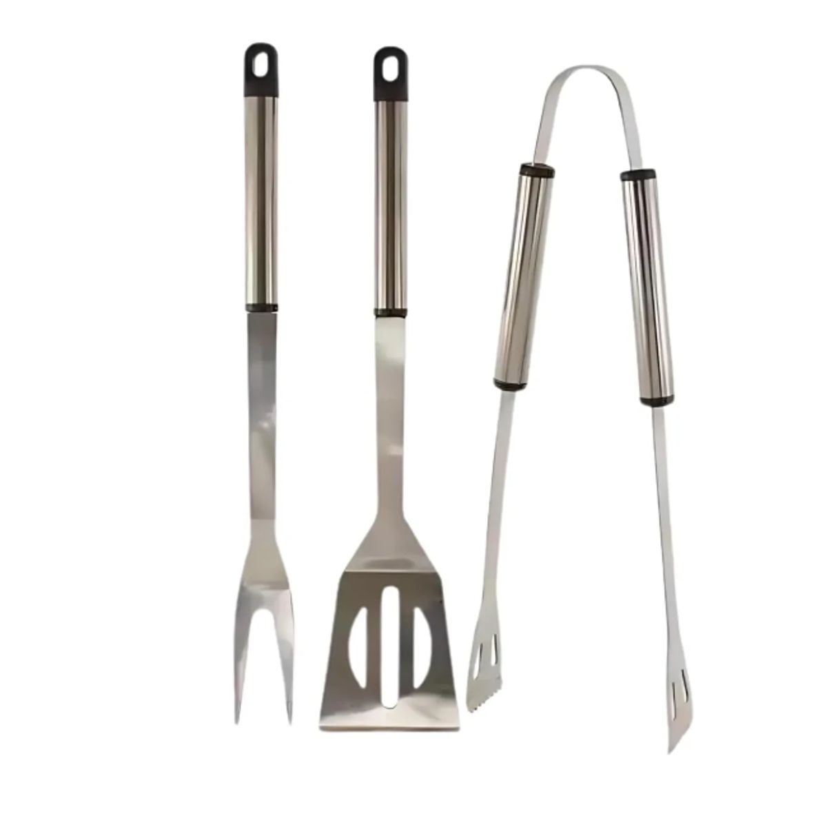 GENERICO - Juego De Utensilios Parrillero Bbq Asados Set 3 Piezas