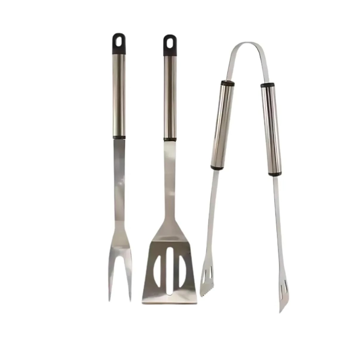 GENERICO - Juego De Utensilios Parrillero Bbq Asados Set 3 Piezas