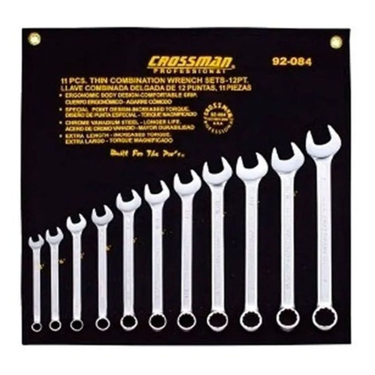 GENERICO - Llave Punta Corona Crossman Delgada 38  - 1   11 Pcs 92084