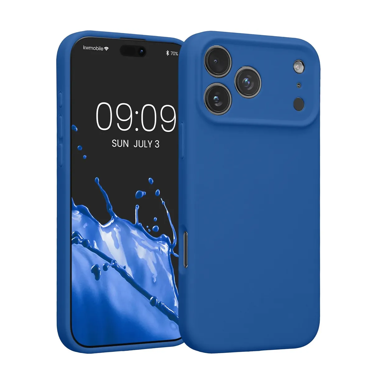 JOIGO - Carcasa Funda Soft Para IPhone 17 Pro Goma Azul
