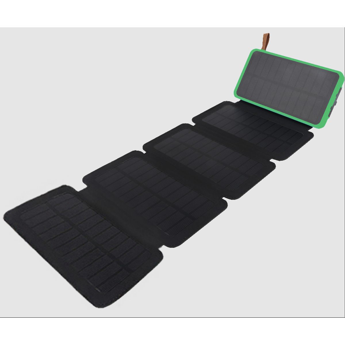 CAMPSOR - BATERIA PORTATIL SOLAR 1+4 10000mAh