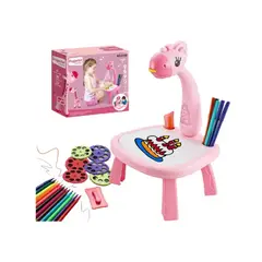 GENERICO - Mesa Mágica Pizarra Led Proyector Para Pintar Dibujar Niña