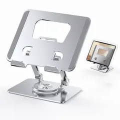 GENERICO - Soporte Notebook Laptop Tablet iPad Rotación 360 Plegable