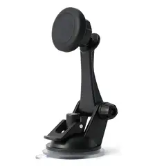 GENERICO - Soporte Auto Celular Magnético Ventosa Imán Android Negro