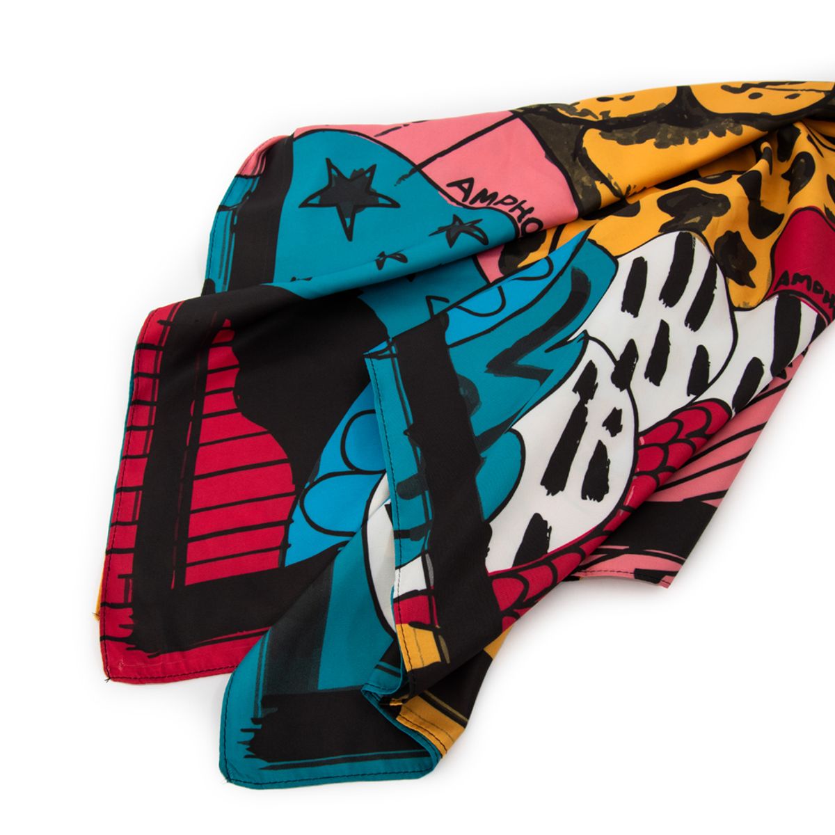 AMPHORA - Pañuelo happy amarillo