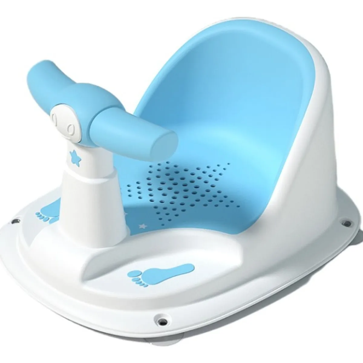 GENERICO - Silla De Ducha O Asiento De Baño Para Bebé Rosado Color Celeste