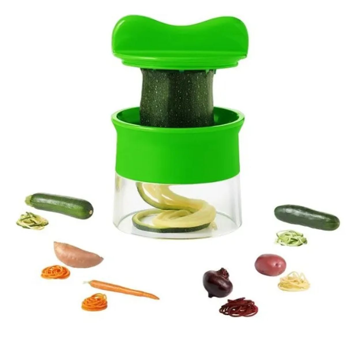 GENERICO - Cortador Verduras Zucchini Espiral Manual