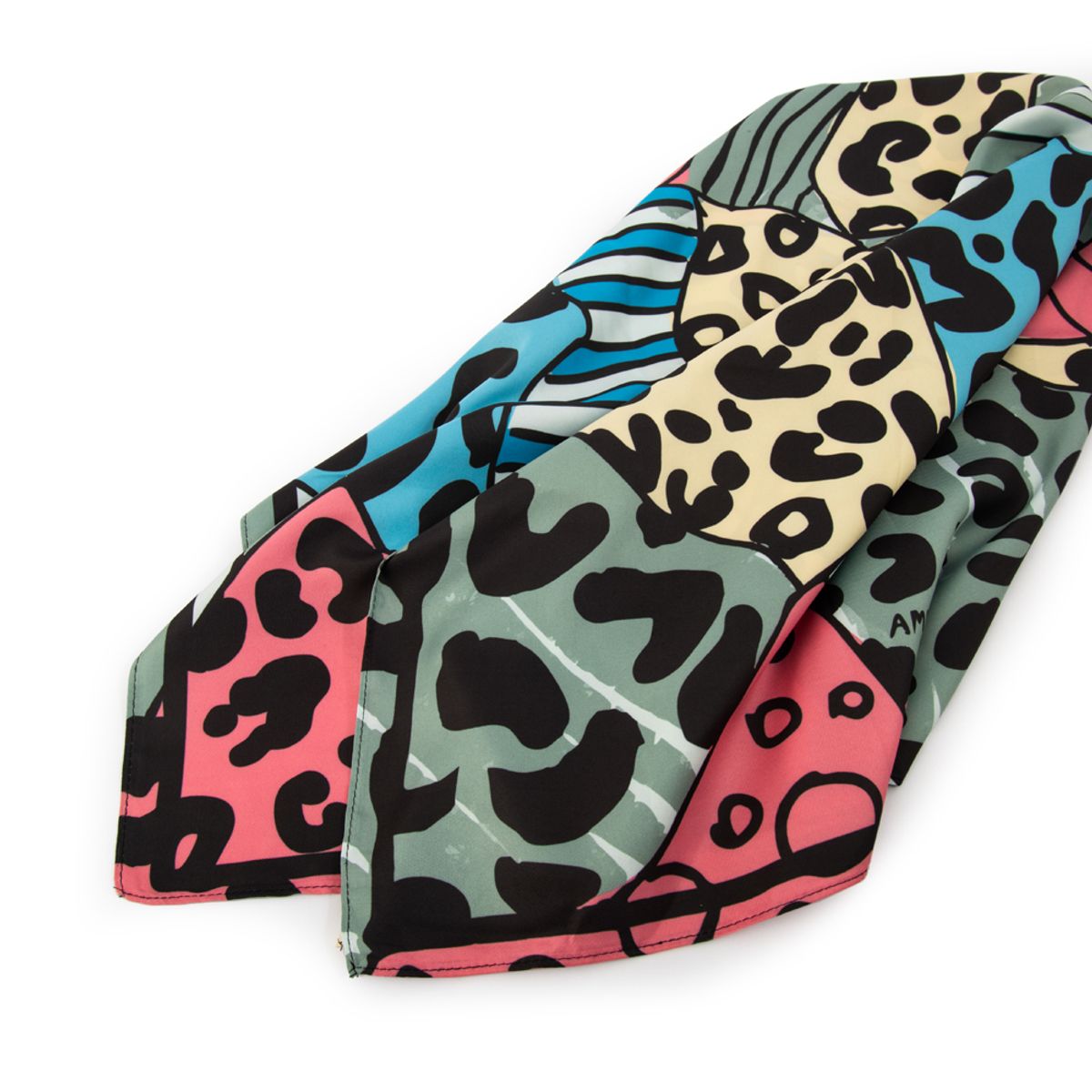 AMPHORA - Pañuelo collage mix color