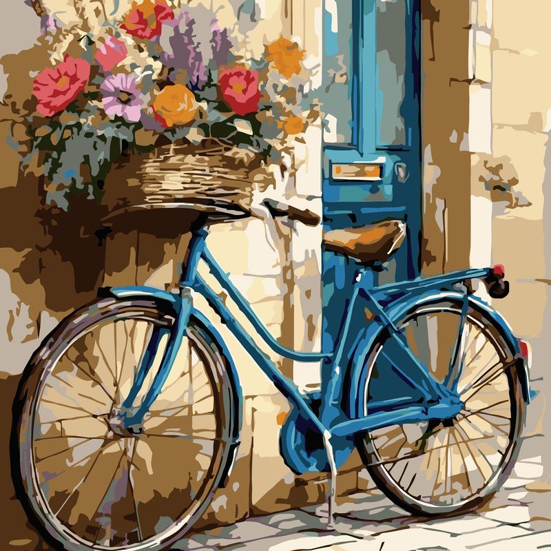 ARTE CONSENTIDO - PINTURA POR NÚMERO CON BASTIDOR ARMONÍA URBANA 30X40