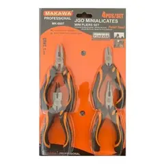 MAKAWA - Set Mini Alicates 4 Pzs Bisutería Orfebrería Joyería