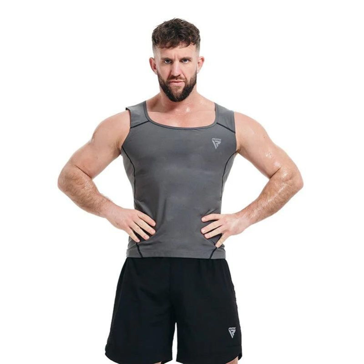 RDX - Polera Sauna Gris S