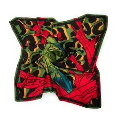 AMPHORA - Pañuelo ninfa mediana verde oliva