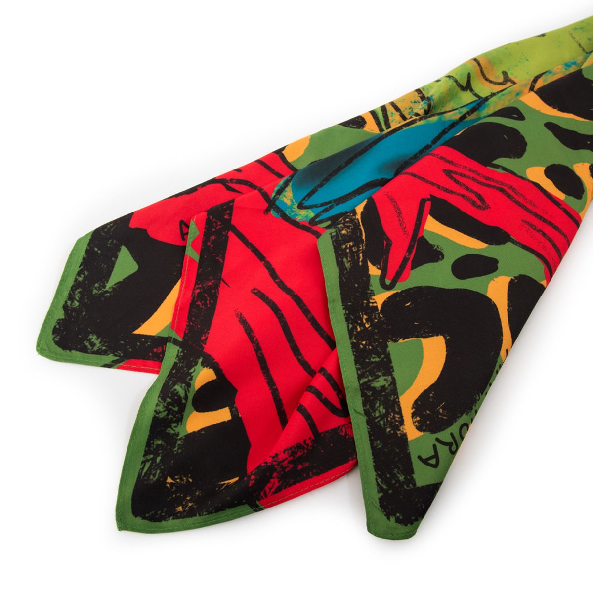 AMPHORA - Pañuelo ninfa verde oliva