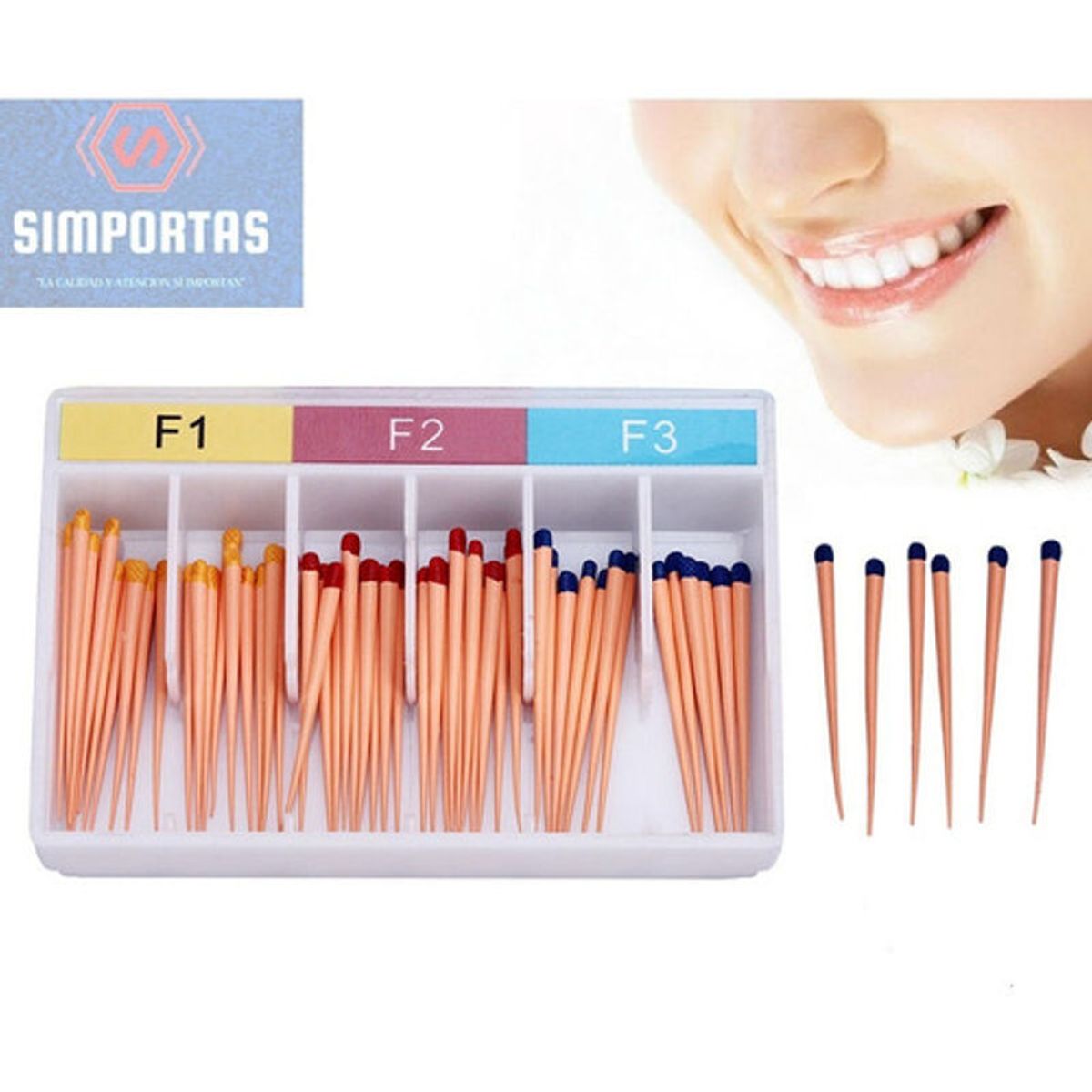 GENERICO - Conos De Gutapercha P Sistema Protaper Mixto F1-f2-f3 Stgo