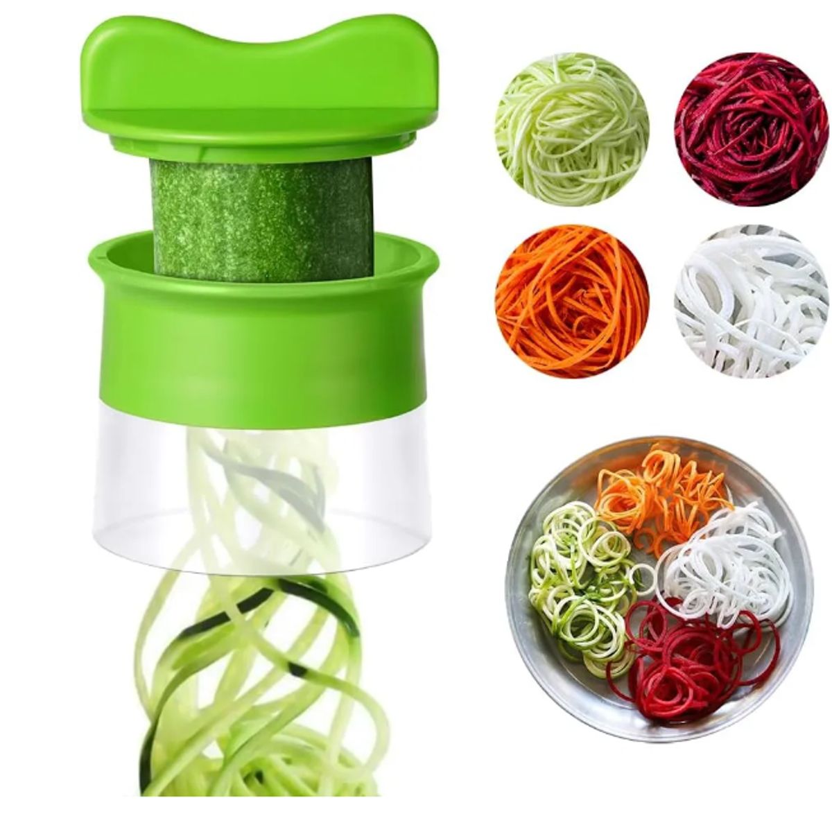 GENERICO - Cortador Verduras En Espiral Juliana Manual