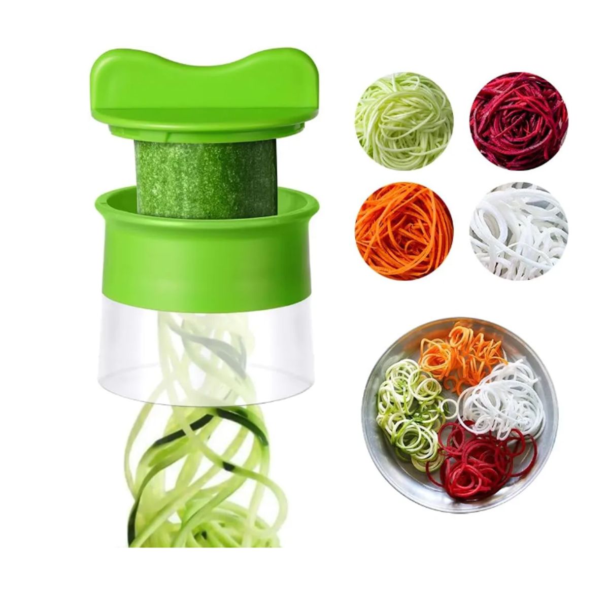 GENERICO - Cortador Verduras En Espiral Juliana Manual