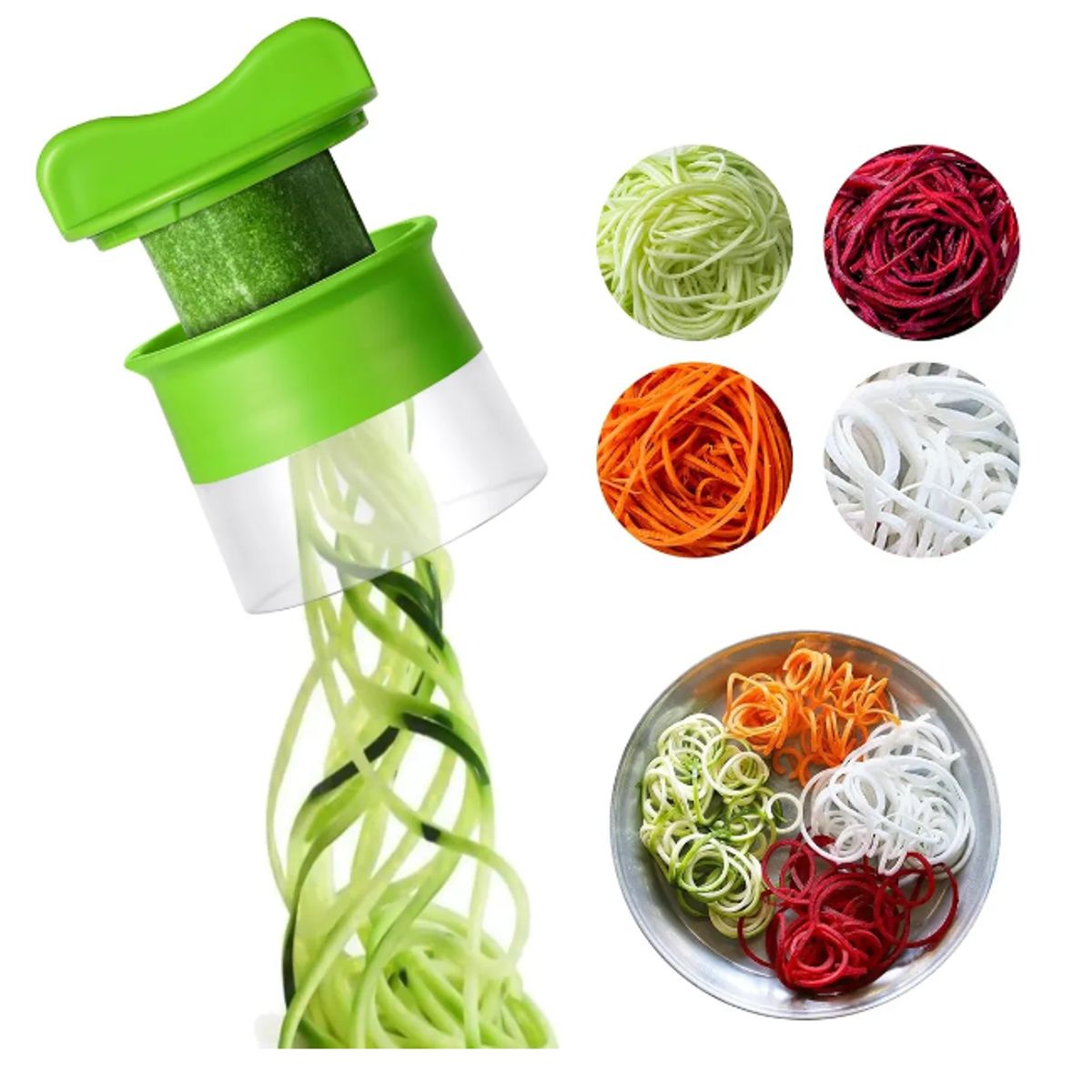 GENERICO - Cortador Verduras En Espiral Juliana Manual