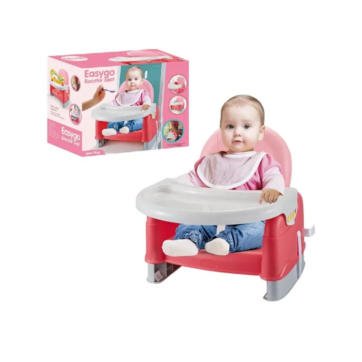 GENERICO - Silla De Comer Portátil Para Bebe Alzador Silla Elevador