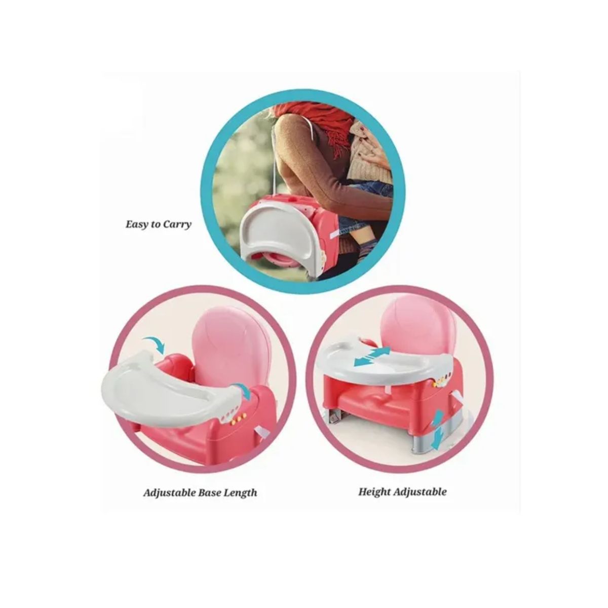 GENERICO - Silla De Comer Portátil Para Bebe Alzador Silla Elevador