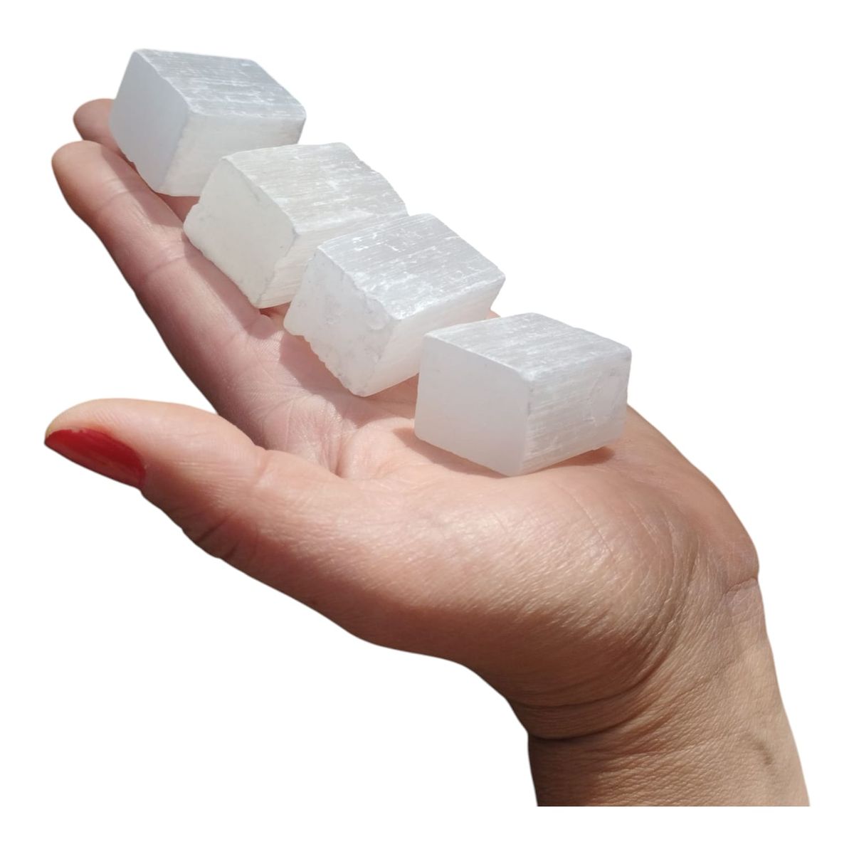 GENERICO - Selenita Natural, Semi Cubo. 35 A 40  gr. Unidad