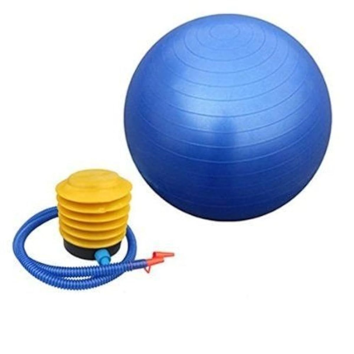 GENERICO - Balon Pilates 55cm Yoga Fitness con Inflador