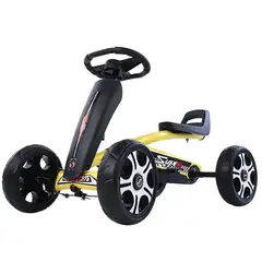 GENERICO - Auto Gokart Racing A Pedales 4 A 12 Años De 10 Pulgadas