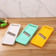 HOMESTAR - Mandolina Rebanadora Manual con Hoja Fija 46 cm - Azul