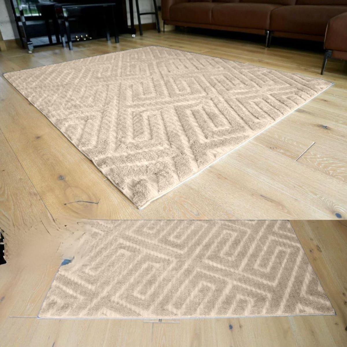 GENERICO - ALFOMBRAS GRUESAS TIPO JACQUARDS ANTIDESLIZANTES DE ALGODON