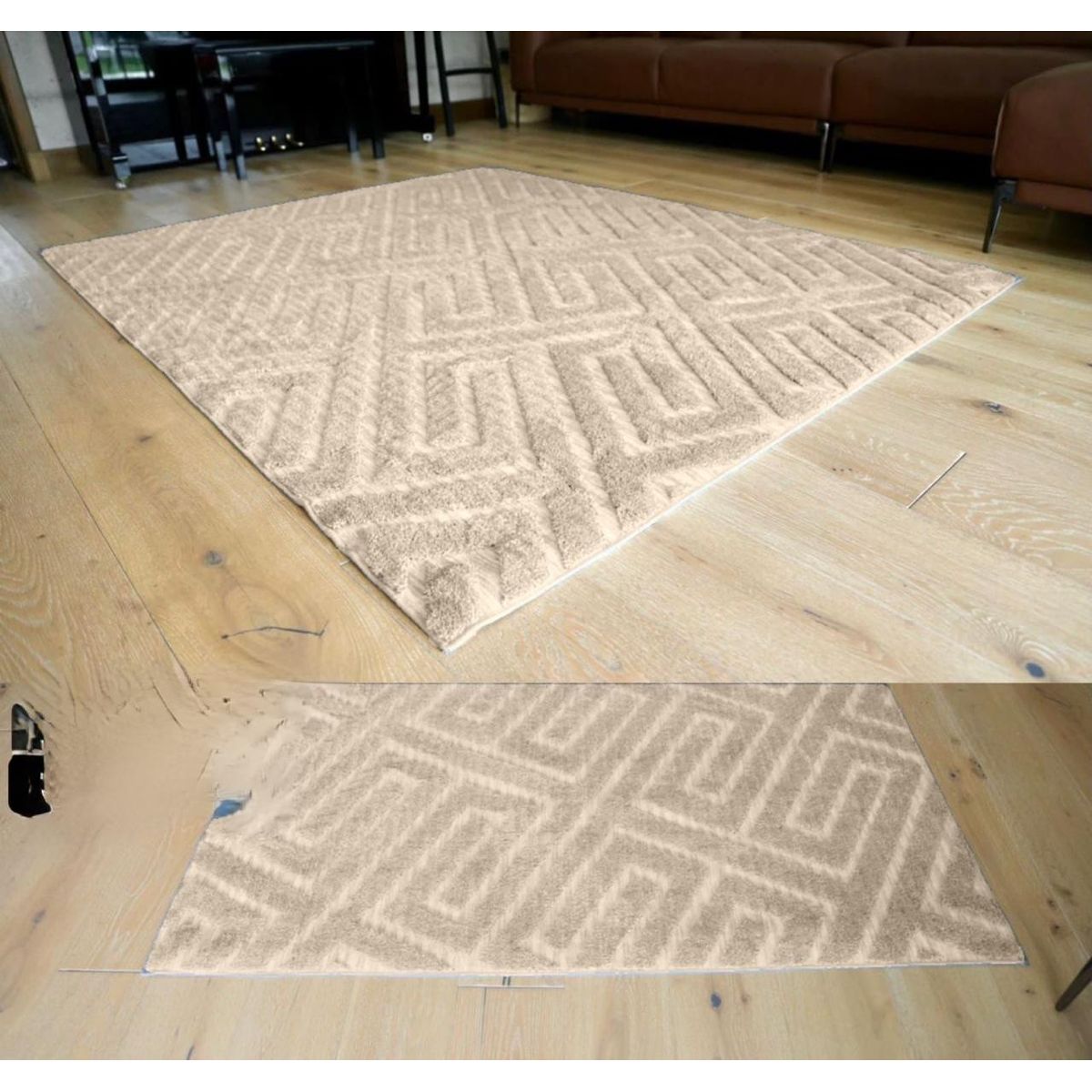 GENERICO - ALFOMBRAS GRUESAS TIPO JACQUARDS ANTIDESLIZANTES DE ALGODON