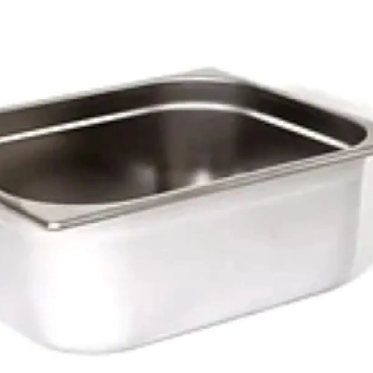 METALFER - Bandeja Contenedor Gastronomico Acero Inox 1/4 X 10 Cm